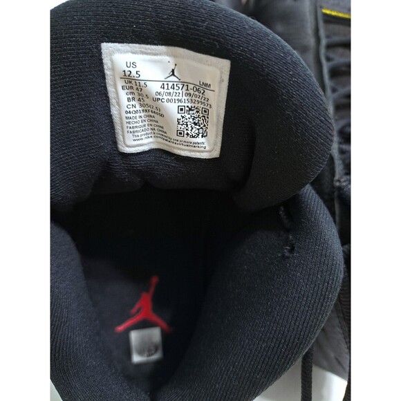 Nike Men's 12.5 Air Jordan 13 Retro Mid Playoff 414571-062 OG XIII Black Red - Picture 11 of 13